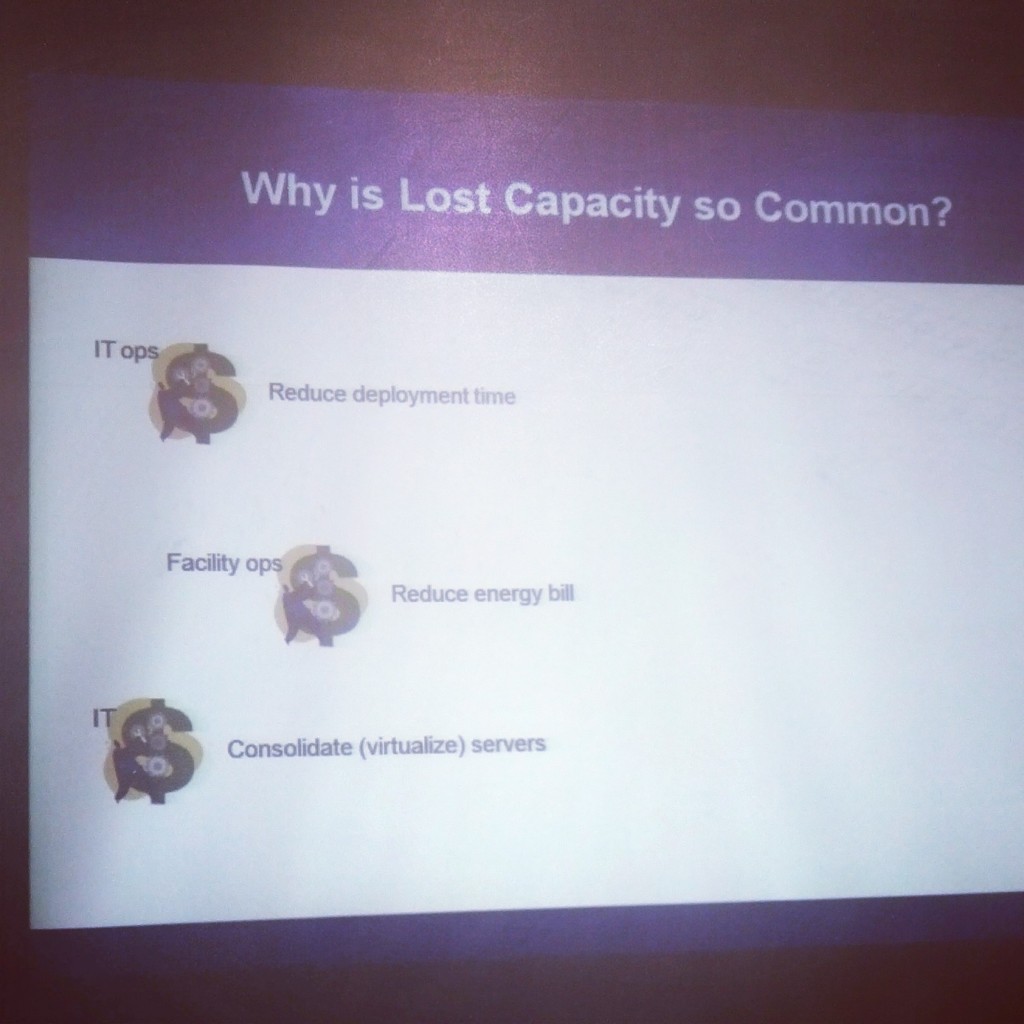 Discussing lost capacity. 