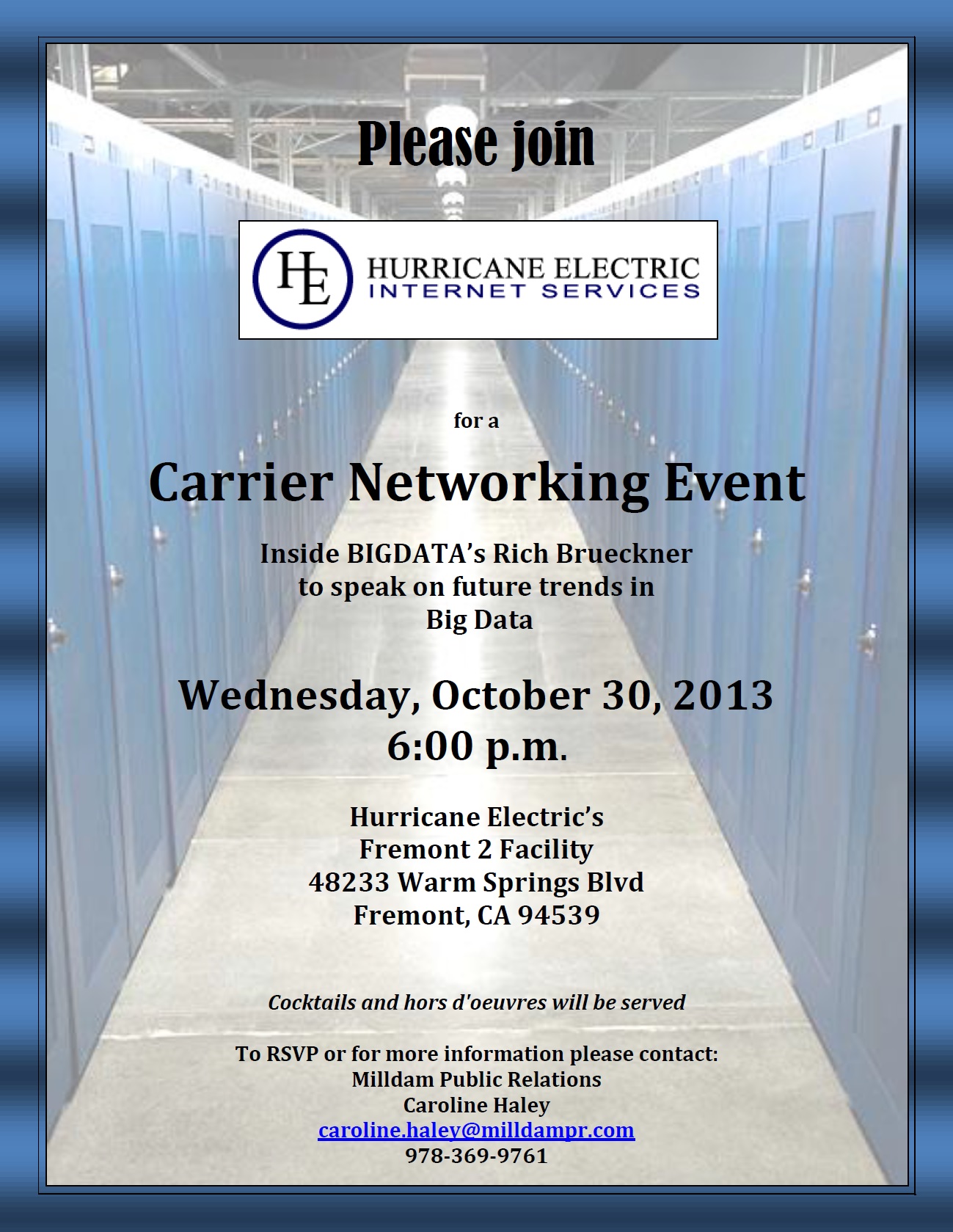 Hurricane-Carrier-Networking-Event-Invite-October-2013